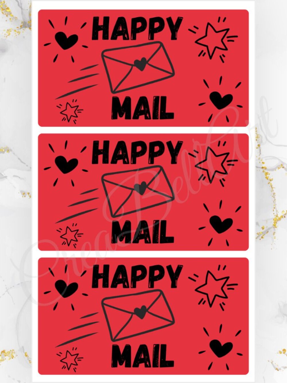 100 Thank you Stickers for Packaging | Small Business Labels
